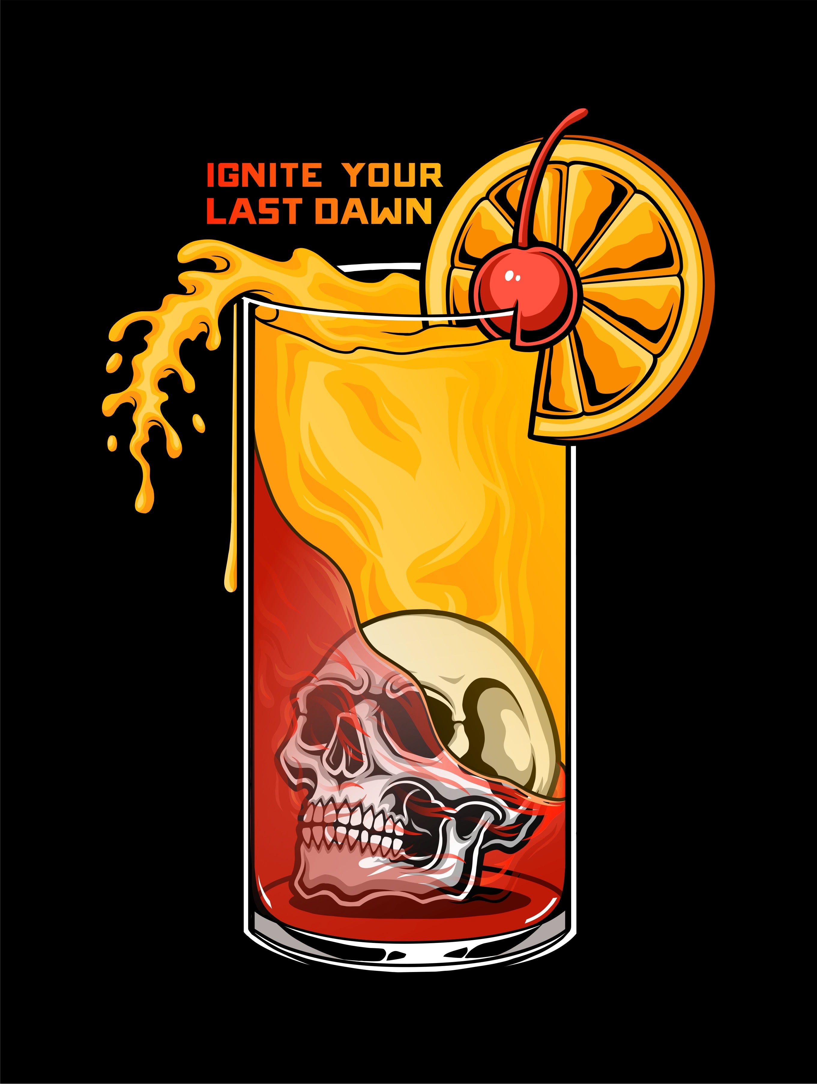 LAST DRINK STICKER ￼