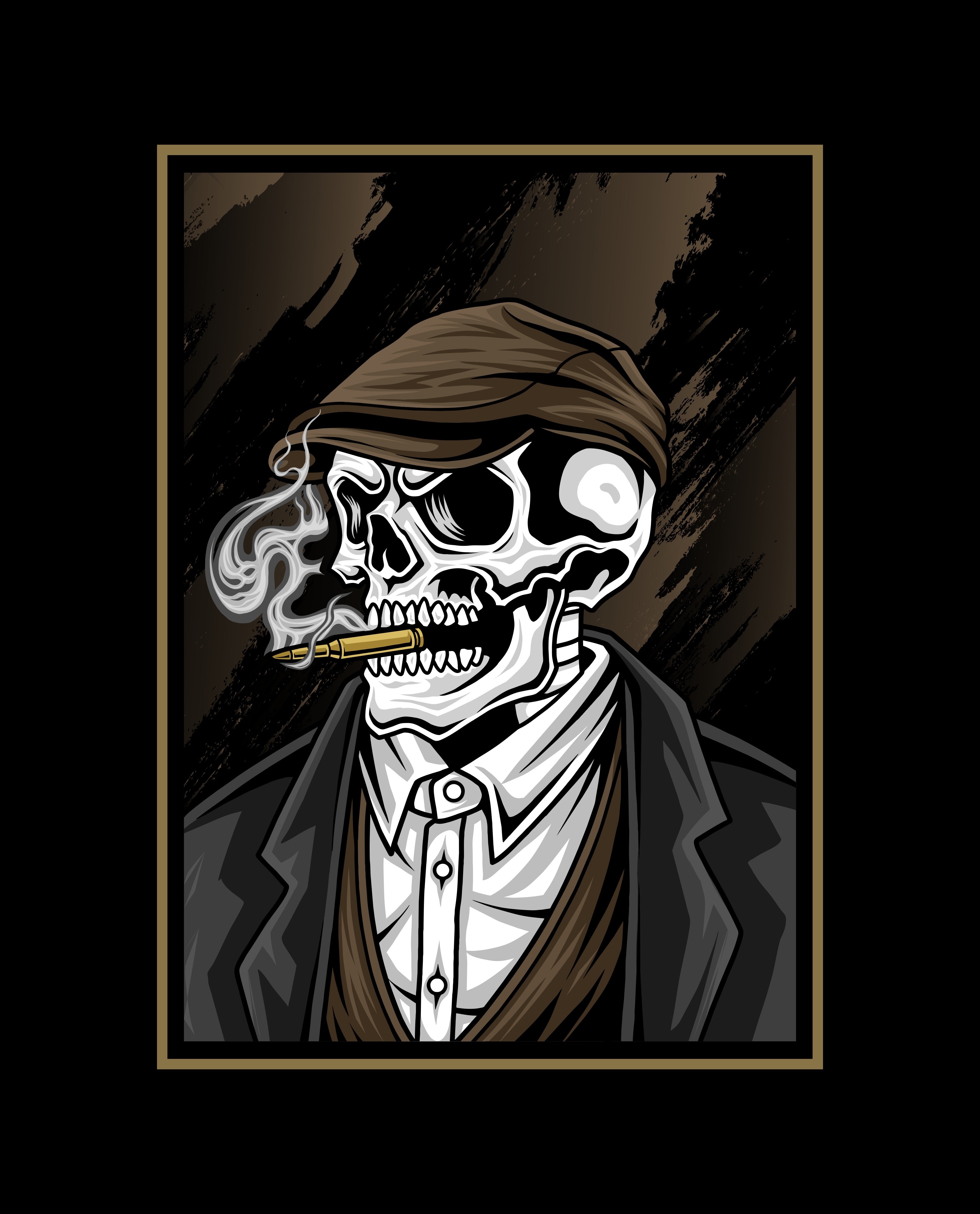 SMOKE TO DEATH STICKER￼